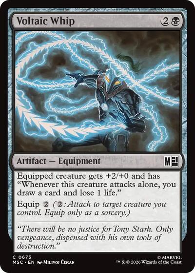Voltaic Whip (Commander: Marvel Super Heroes) Light Play