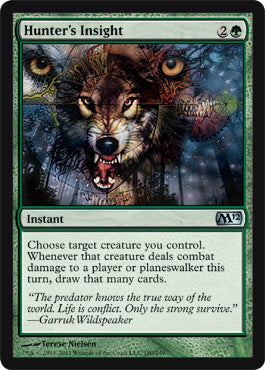 Hunter's Insight (Magic 2012 Core Set) Medium Play