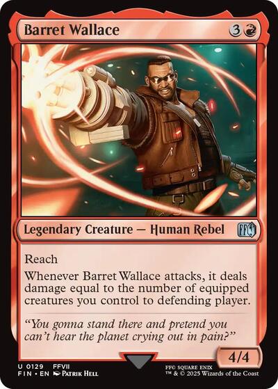 Barret Wallace (Universes Beyond: FINAL FANTASY) Light Play Foil
