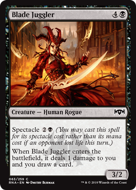 Blade Juggler (Ravnica Allegiance) Light Play