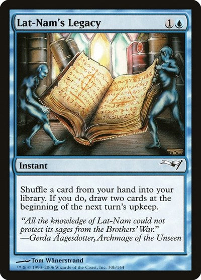 Lat-Nam's Legacy (Coldsnap Theme Deck Reprints) Light Play