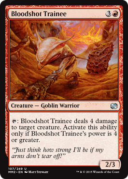 Bloodshot Trainee (Modern Masters 2015) Light Play