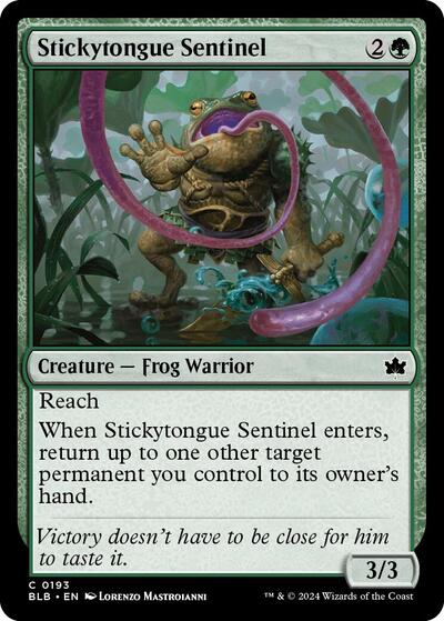 Stickytongue Sentinel (Bloomburrow) Light Play