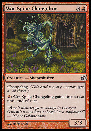 War-Spike Changeling (Morningtide) Light Play