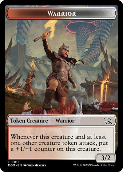 Warrior Token (March of the Machine) Light Play
