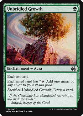 Unbridled Growth (Aether Revolt) Light Play