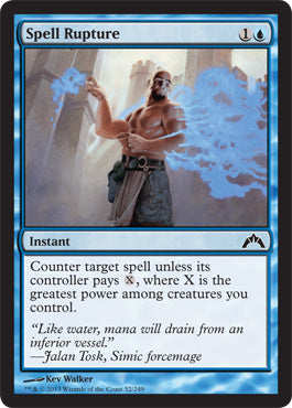 Spell Rupture (Gatecrash) Light Play