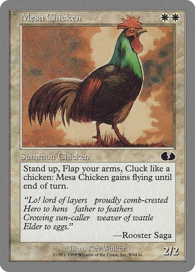 Mesa Chicken (Unglued) Light Play