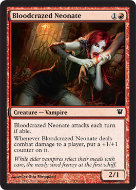 Bloodcrazed Neonate (Innistrad) Light Play
