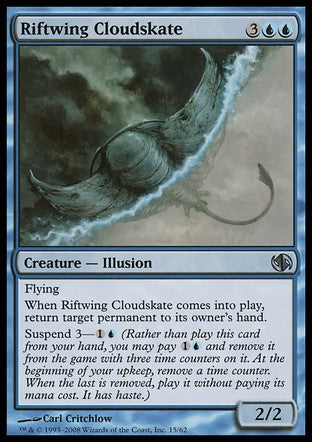 Riftwing Cloudskate (Duel Decks: Jace vs Chandra) Medium Play