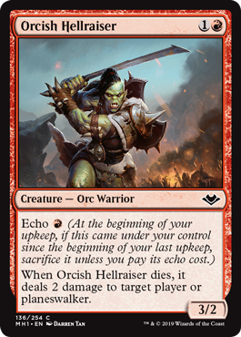 Orcish Hellraiser (Modern Horizons) Light Play