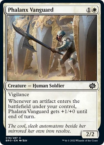 Phalanx Vanguard (The Brothers' War) Light Play