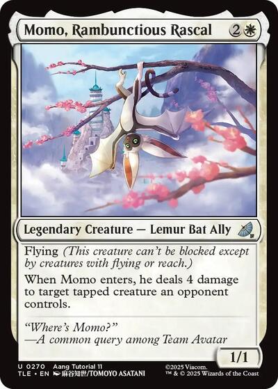 Momo, Rambunctious Rascal (0270) (Avatar: The Last Airbender: Eternal-Legal) Light Play