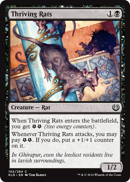 Thriving Rats (Kaladesh) Light Play