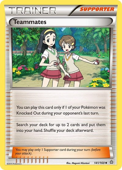 Teammates (XY - Primal Clash) Light Play