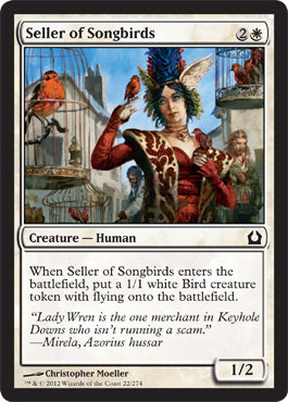 Seller of Songbirds (Return to Ravnica) Light Play