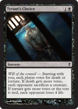 Tyrant's Choice (Conspiracy) Light Play