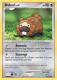 Bidoof (Diamond and Pearl) Medium Play