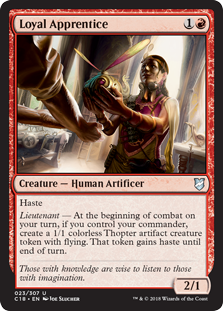 Loyal Apprentice (Commander 2018) Light Play