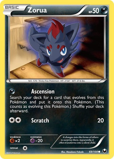 Zorua (69) (Dark Explorers) Light Play
