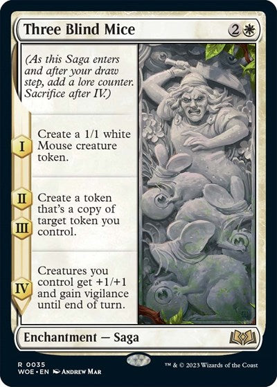 Three Blind Mice (Wilds of Eldraine) Light Play