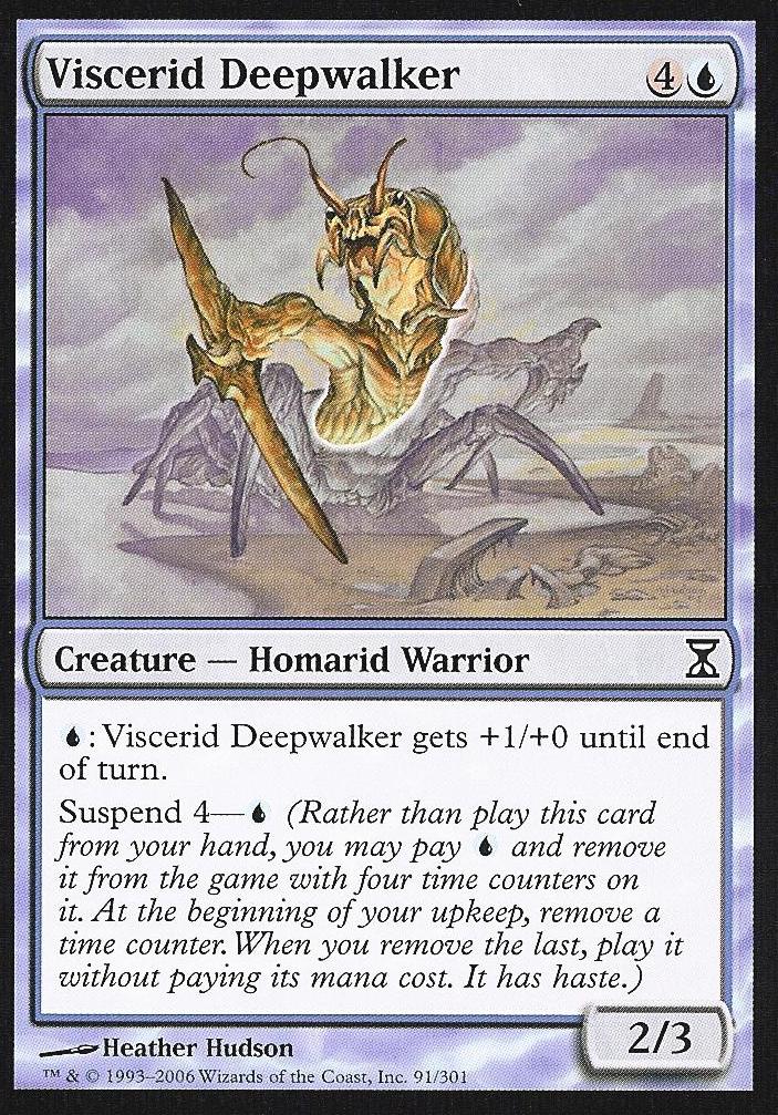 Viscerid Deepwalker (Time Spiral) Heavy Play