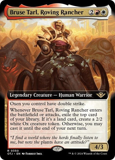 Bruse Tarl, Roving Rancher (Extended Art) (Outlaws of Thunder Junction) Light Play