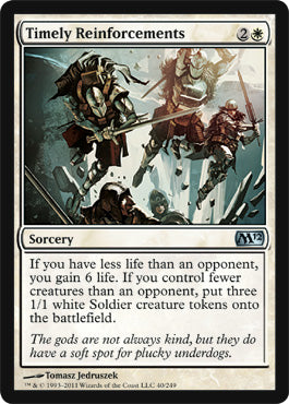 Timely Reinforcements (Magic 2012 Core Set) Light Play