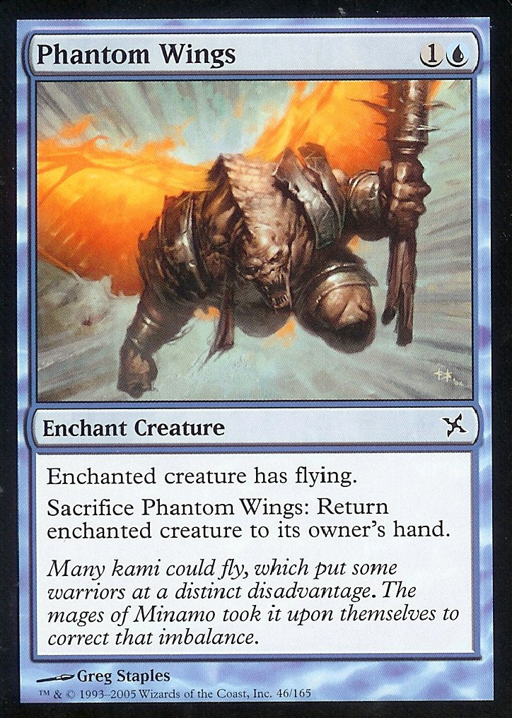 Phantom Wings (Betrayers of Kamigawa) Light Play