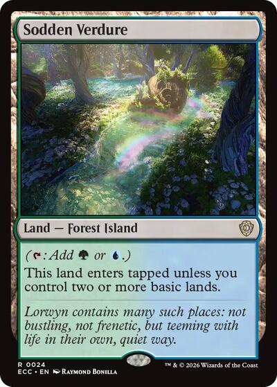 Sodden Verdure (Commander: Lorwyn Eclipsed) Light Play