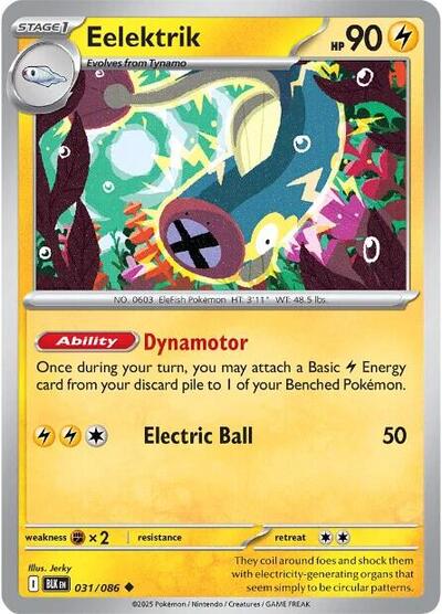 Eelektrik (SV: Black Bolt) Light Play