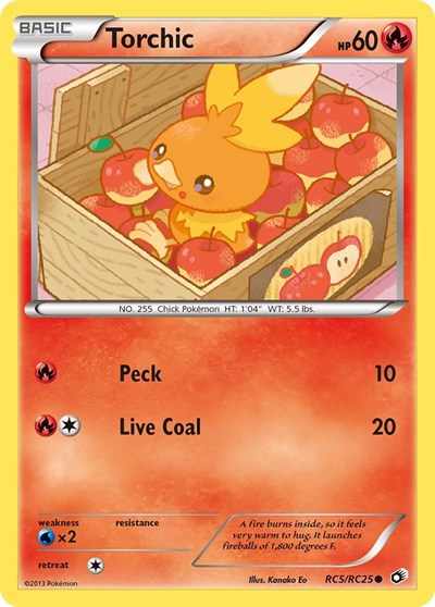 Torchic (Legendary Treasures: Radiant Collection) Heavy Play Holofoil