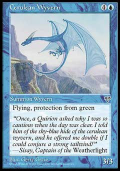Cerulean Wyvern (Mirage) Light Play