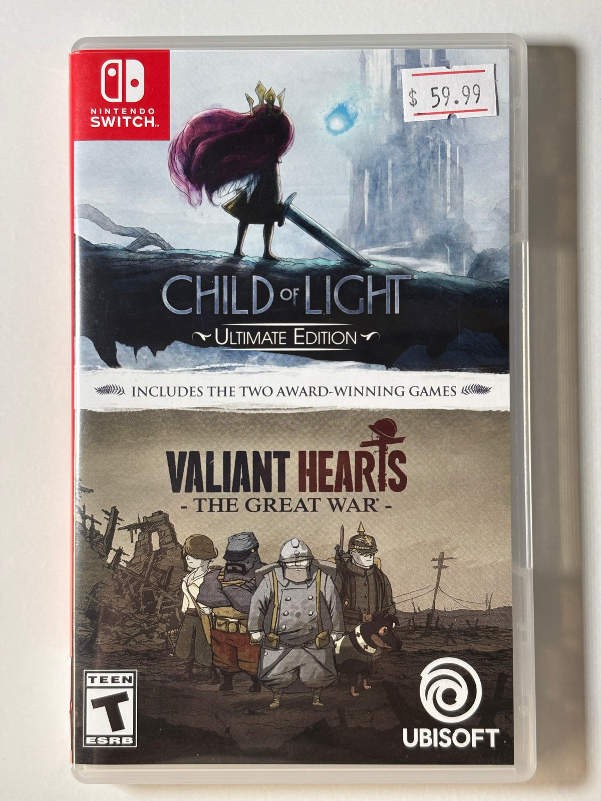 Child of Light Ultimate Edition + Valiant Hearts: The Great War (Nintendo Switch)