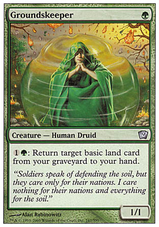 Groundskeeper (9th Edition) Light Play