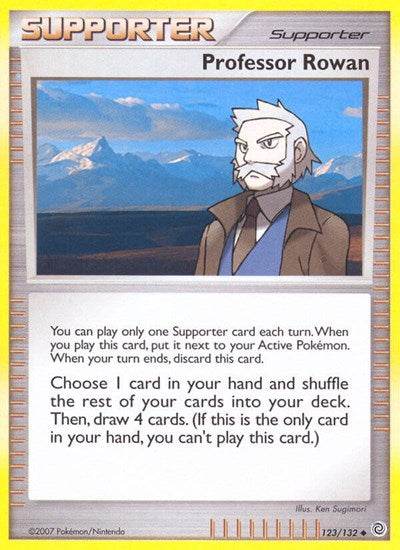 Professor Rowan (Secret Wonders) Light Play Reverse Holofoil
