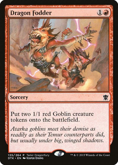 Dragon Fodder (Promos: Tarkir Dragonfury) Medium Play
