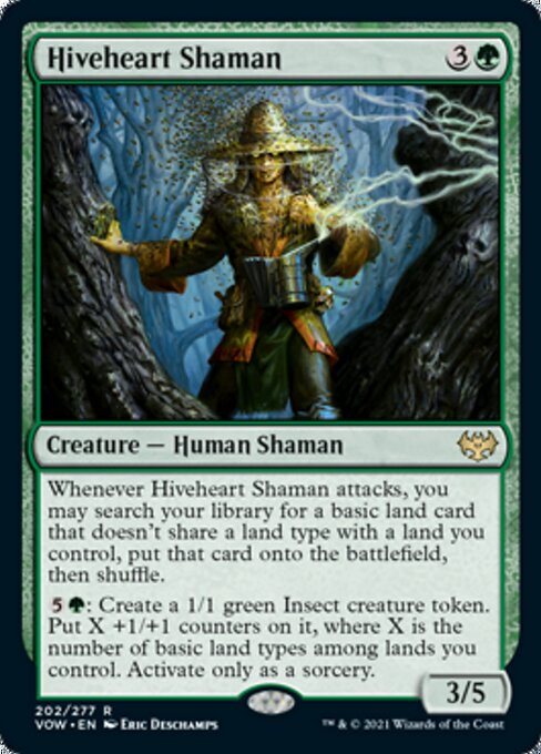 Hiveheart Shaman (Innistrad: Crimson Vow) Light Play Foil