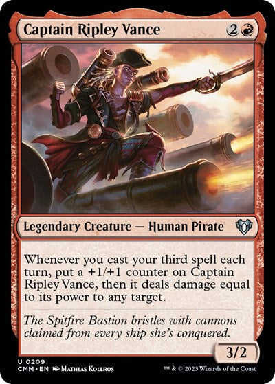 Captain Ripley Vance (Commander Masters) Light Play