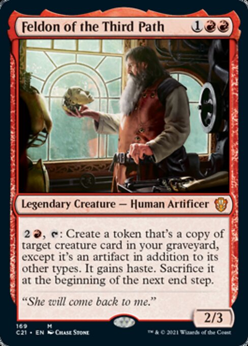 Feldon of the Third Path (Commander 2021 Strixhaven) Light Play