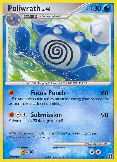 Poliwrath (Legends Awakened) Medium Play