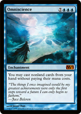 Omniscience (Magic 2013 Core Set) Light Play