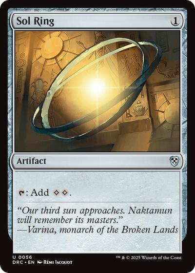 Sol Ring (0056) (Commander: Aetherdrift) Light Play
