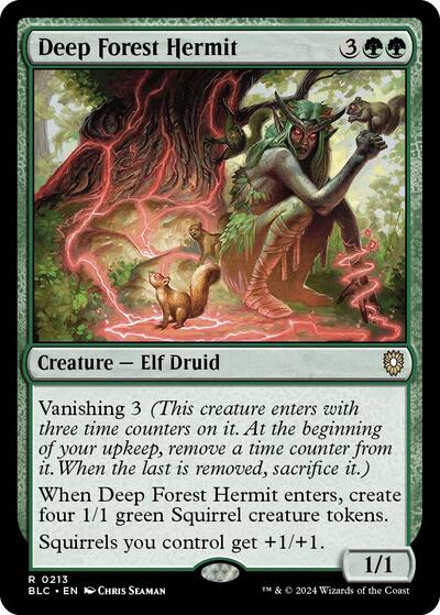 Deep Forest Hermit (Commander: Bloomburrow) Light Play