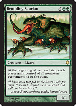 Brooding Saurian (Commander 2013 Edition) Light Play