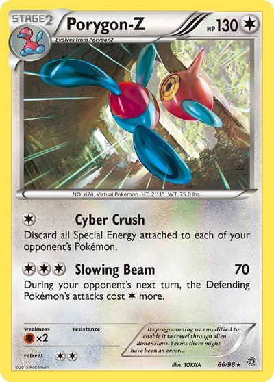 Porygon-Z (66) (XY - Ancient Origins) Damaged / Poor
