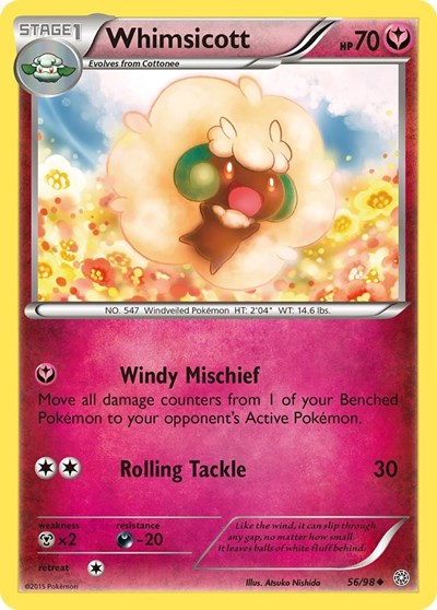 Whimsicott (XY - Ancient Origins) Medium Play