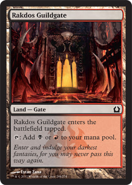 Rakdos Guildgate (Return to Ravnica) Light Play