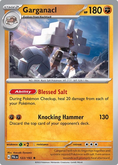 Garganacl (SV02: Paldea Evolved) Light Play Reverse Holofoil