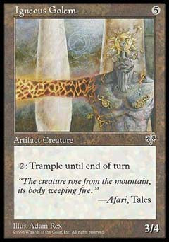 Igneous Golem (Mirage) Light Play